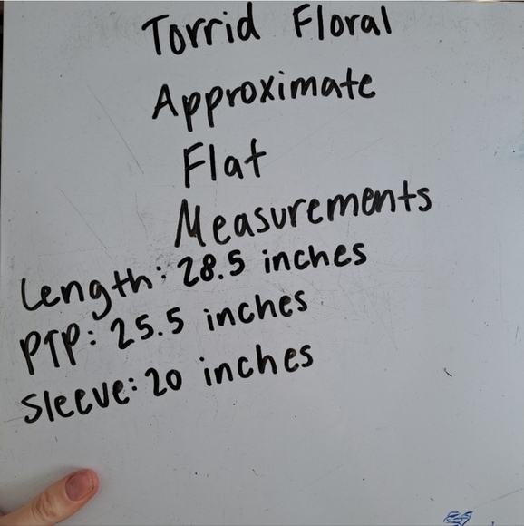 TORRID Bundle Of 2 Cheetah Print & Romantic Floral 3/4 Sleeve Blouses Size 2X - Picture 14 of 14